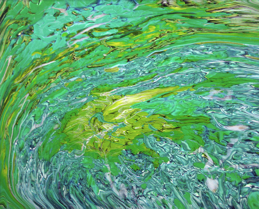 Water  World #6 Painting by Diane Goble
