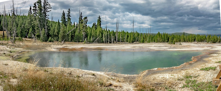 West Thumb Geyser Basin, Yellowstone National Park, Wyoming. #6 Photograph by Alex Grichenko