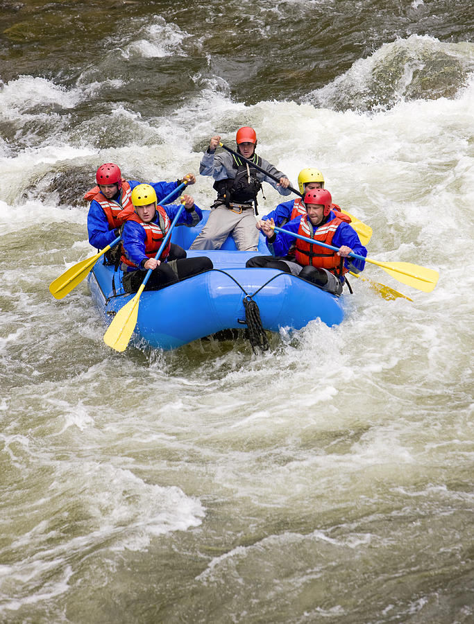 White Water Rafting In Colorado #6 Photograph by Sportstock