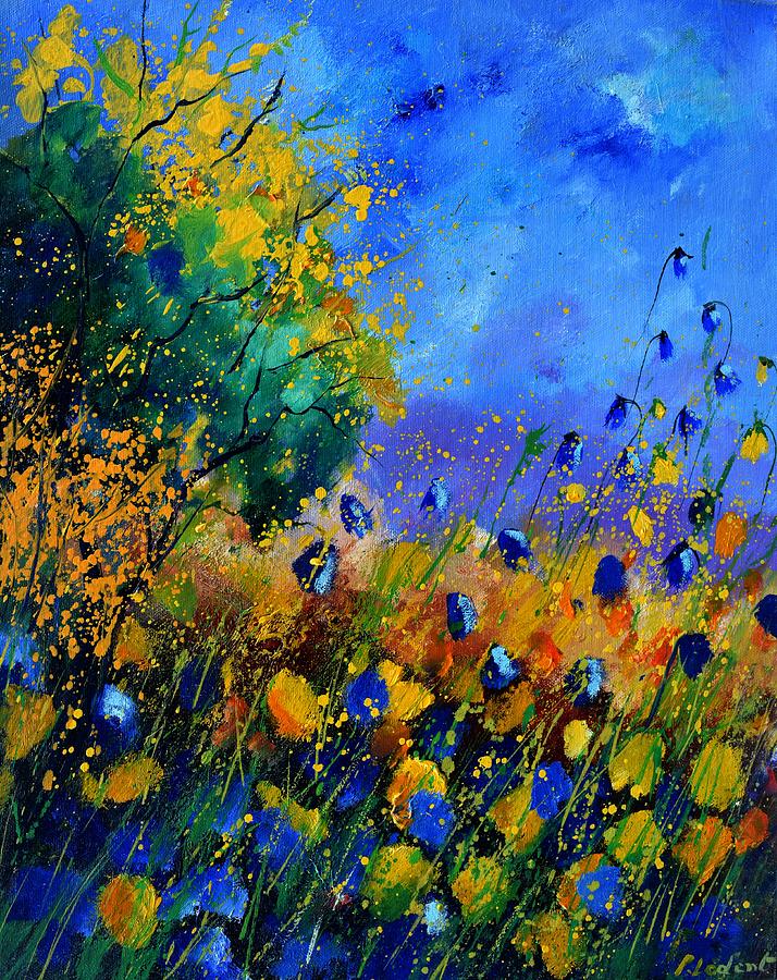 Wild Flowers #6 Painting by Pol Ledent
