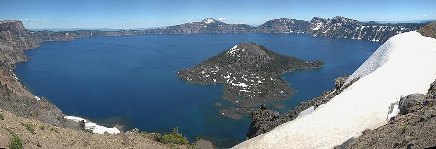 Wizard Island in Crater Lake #7 Photograph by Walt Sterneman