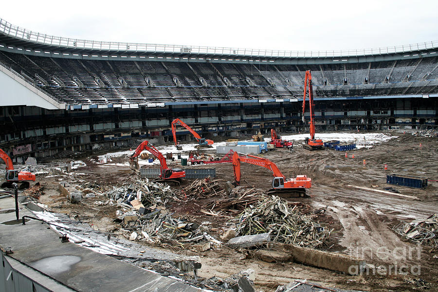 Yankee Stadium Demolition Photograph by Steven Spak - Fine Art America