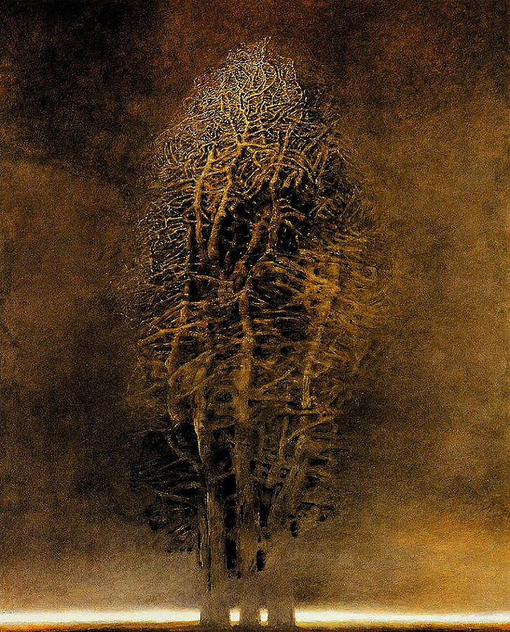 Zdzislaw Beksinski Painting by Ahmed Karimi - Fine Art America