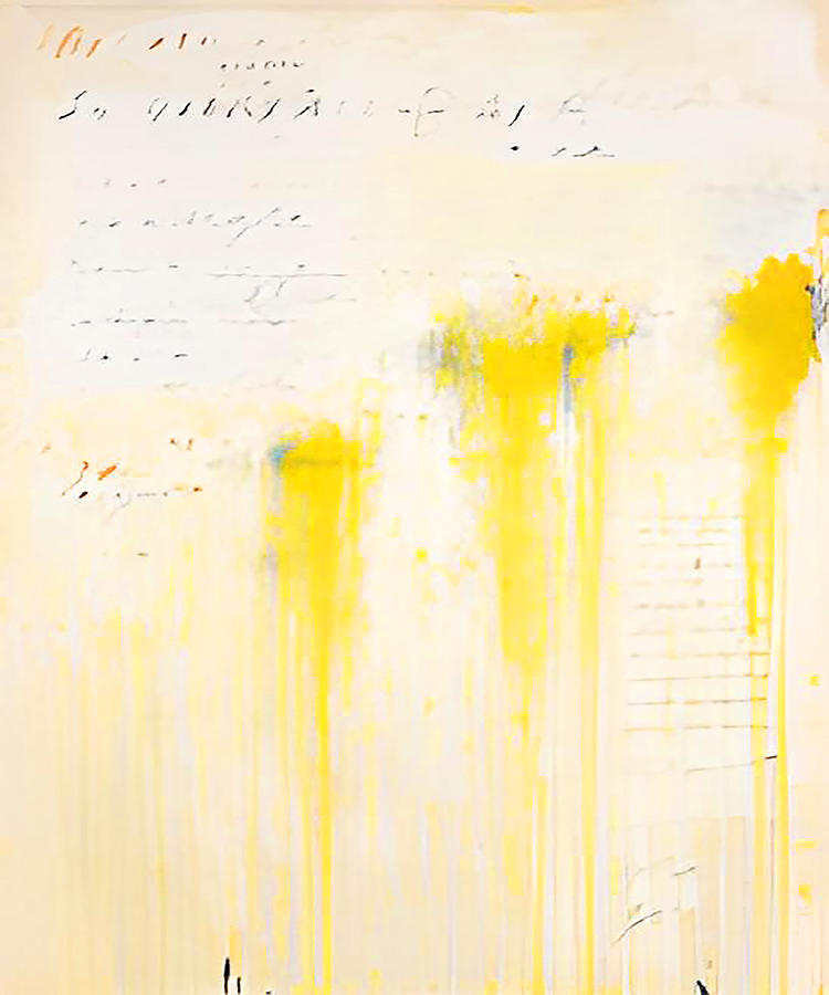 Cy Twombly Painting by Vintage Illustrations - Pixels