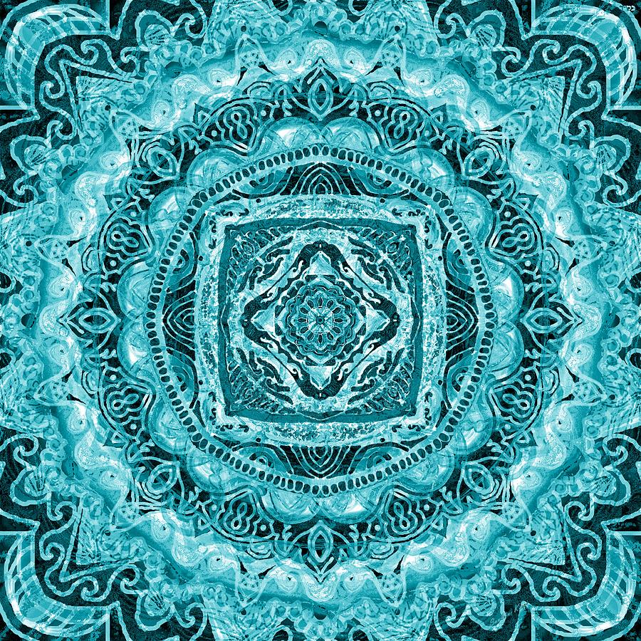 Mandala-fabric Design Digital Art by Sandrine Kespi - Fine Art America