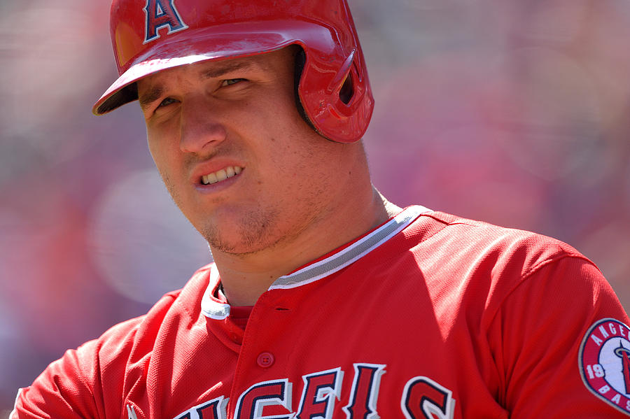 Mike Trout #60 Photograph by Matt Brown