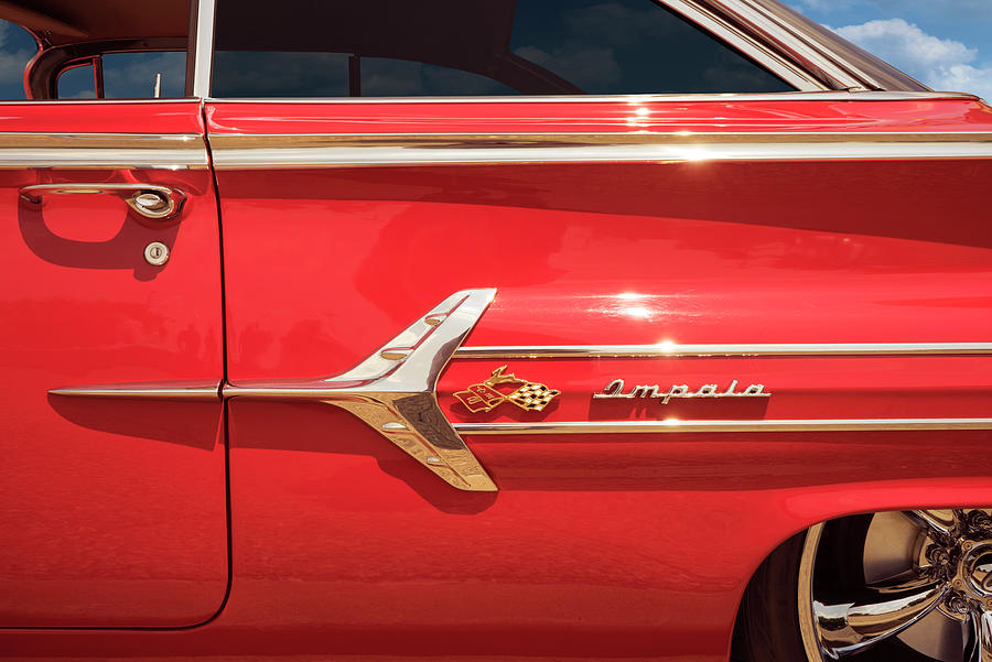 60s Impala Detail Photograph by Mike McGlothlen