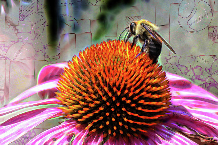 Bee #61 Digital Art by Michele Caporaso