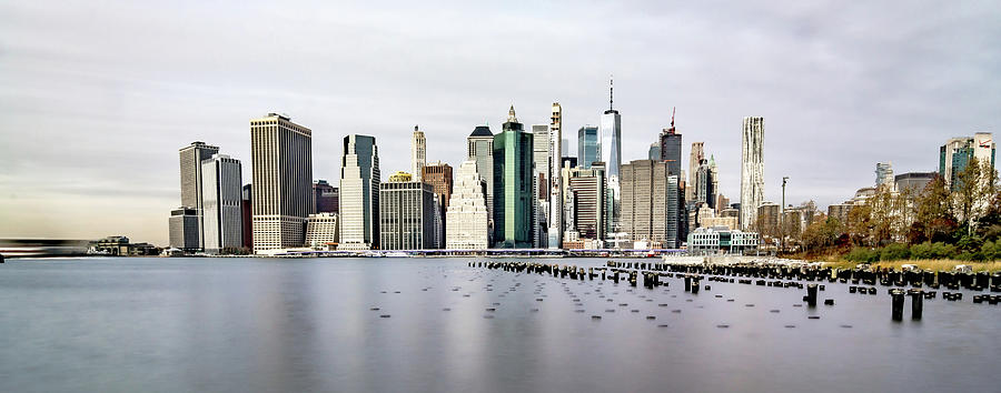 New York City Skyline On A Cloudy Day #61 Photograph by Alex Grichenko
