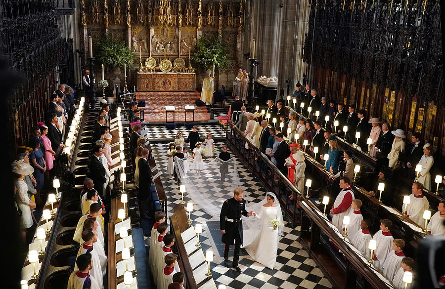 Prince Harry Marries Ms. Meghan Markle - Windsor Castle #61 Photograph by WPA Pool