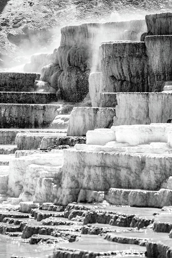 Travertine Terraces, Mammoth Hot Springs, Yellowstone #61 Photograph by Alex Grichenko