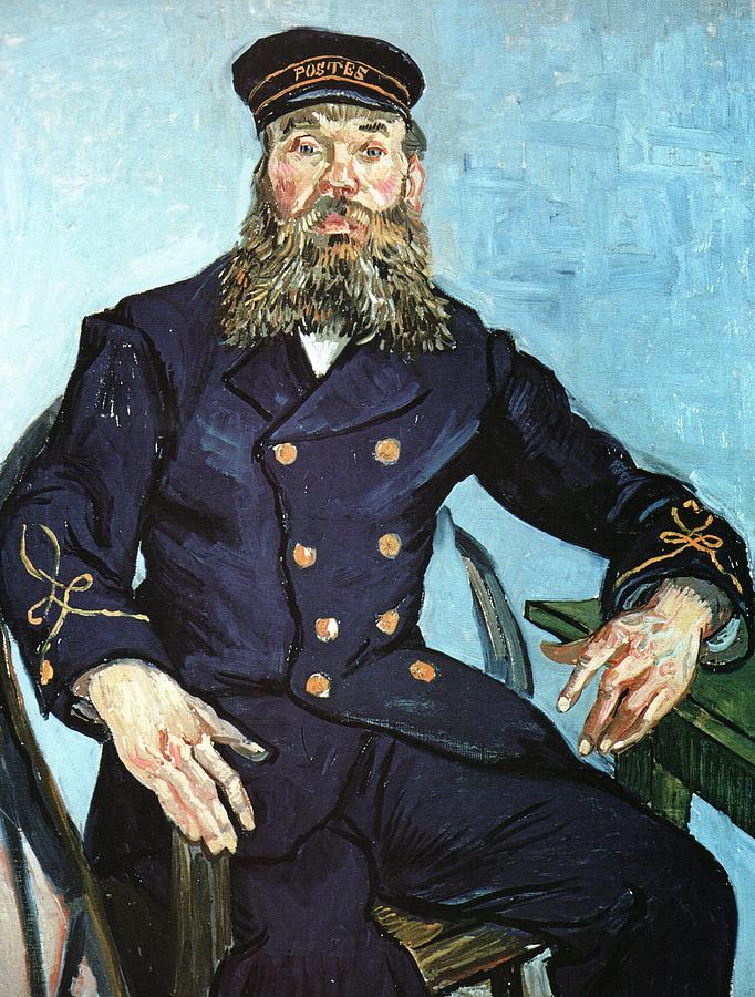 61 Vincent Van Gogh Portrait Of The Postman Joseph Roulin Painting by ...