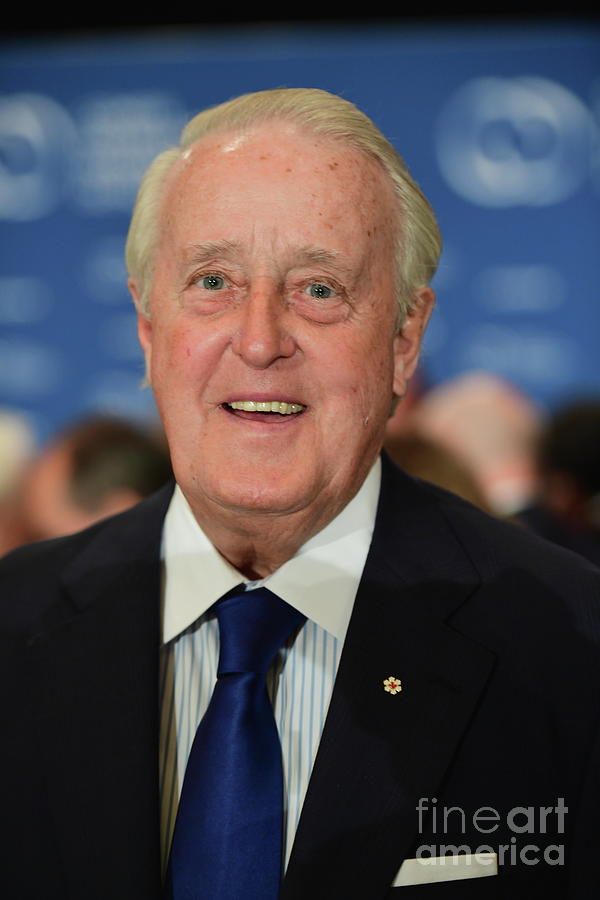 Brian Mulroney Photograph by Pierre Roussel - Fine Art America