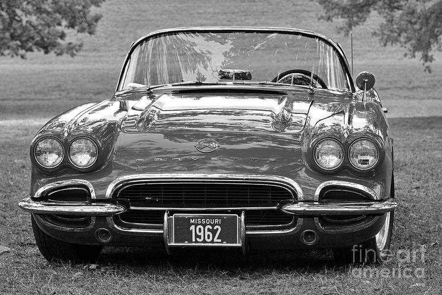 62 Corvette in Monotone #62 Photograph by Dennis Hedberg