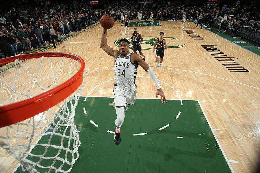 Giannis Antetokounmpo #62 Photograph by Gary Dineen