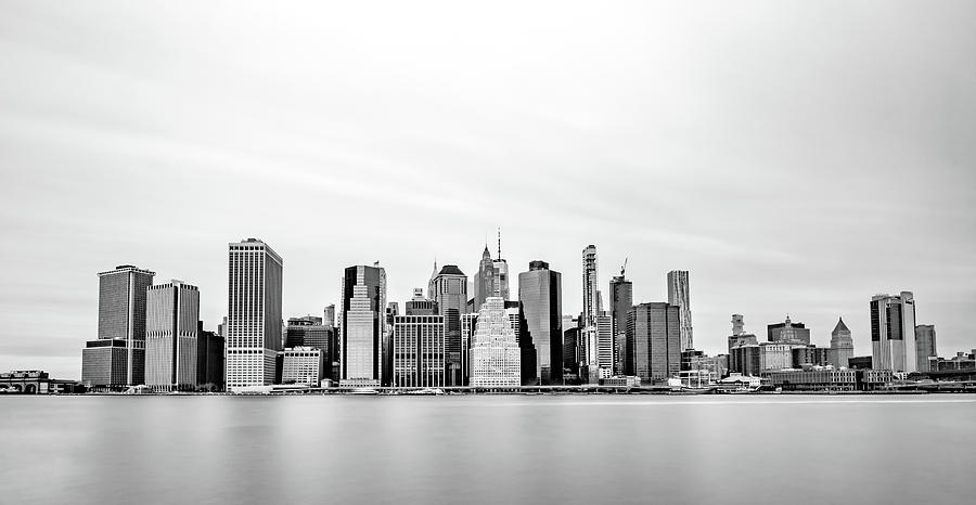 New York City Skyline On A Cloudy Day #62 Photograph by Alex Grichenko
