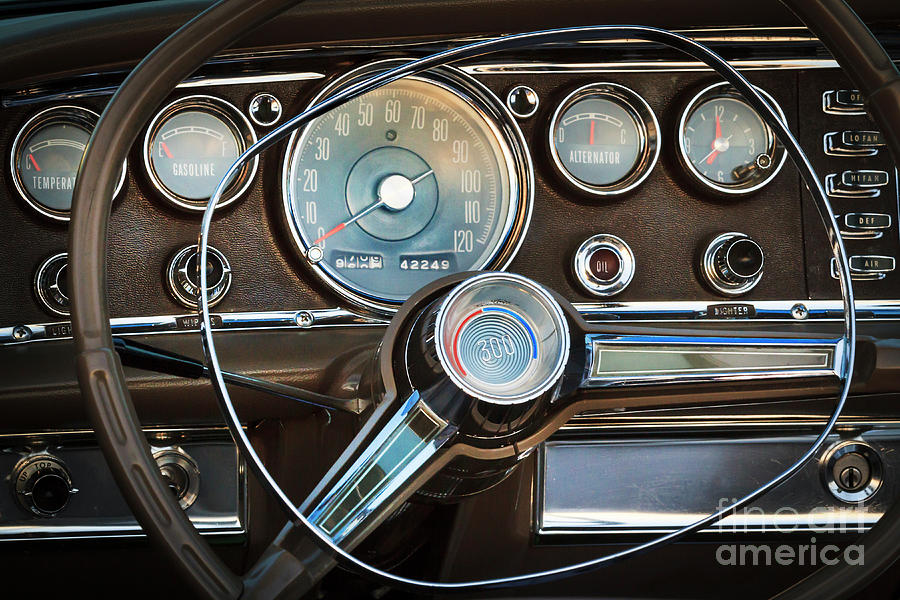 63 Chrysler 300 Dash #63 Photograph by Dennis Hedberg