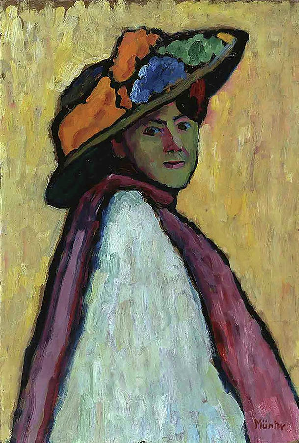 Gabriele Munter Painting by Henri Karimi - Fine Art America