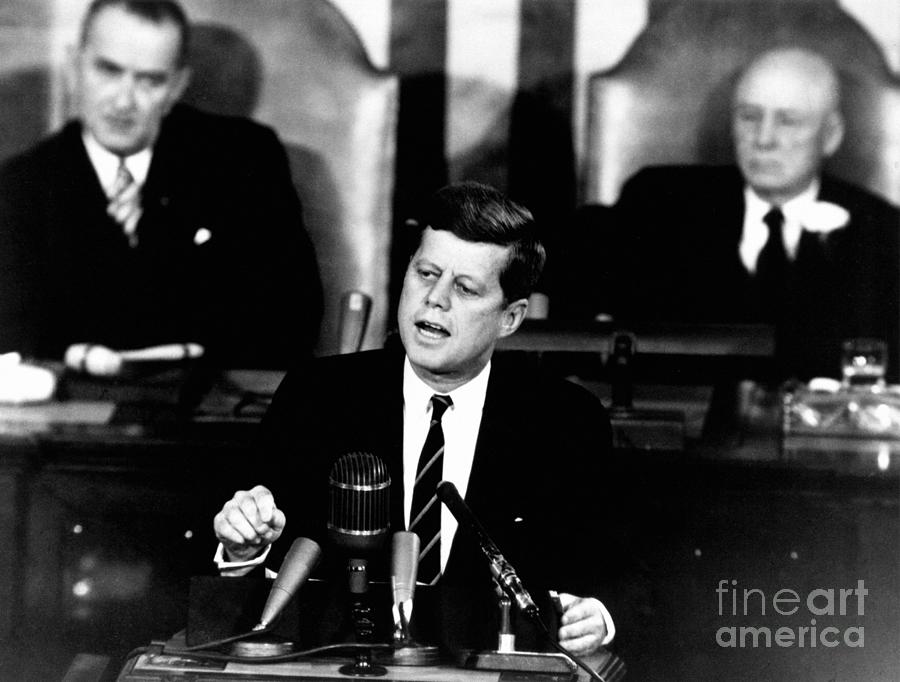 John F Kennedy #7 Photograph by Granger