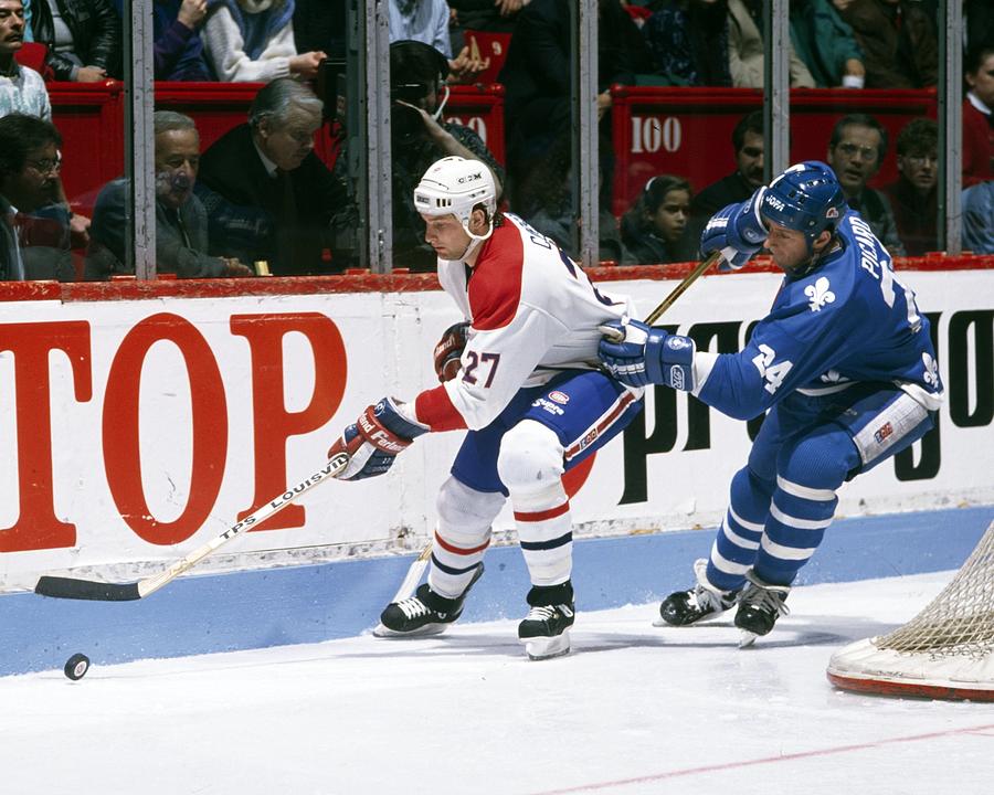 Quebec Nordiques v Montreal Canadiens #63 Photograph by Denis Brodeur