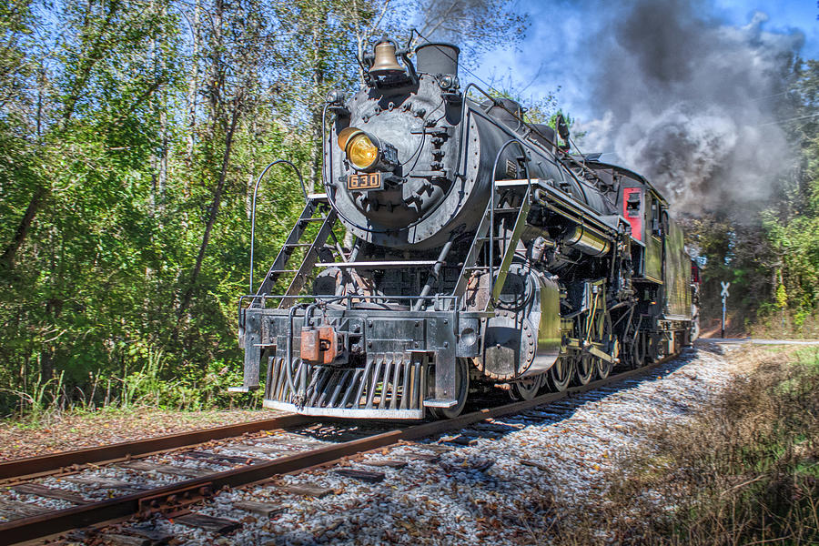 630 Steam Train Photograph by Mark Chandler - Fine Art America