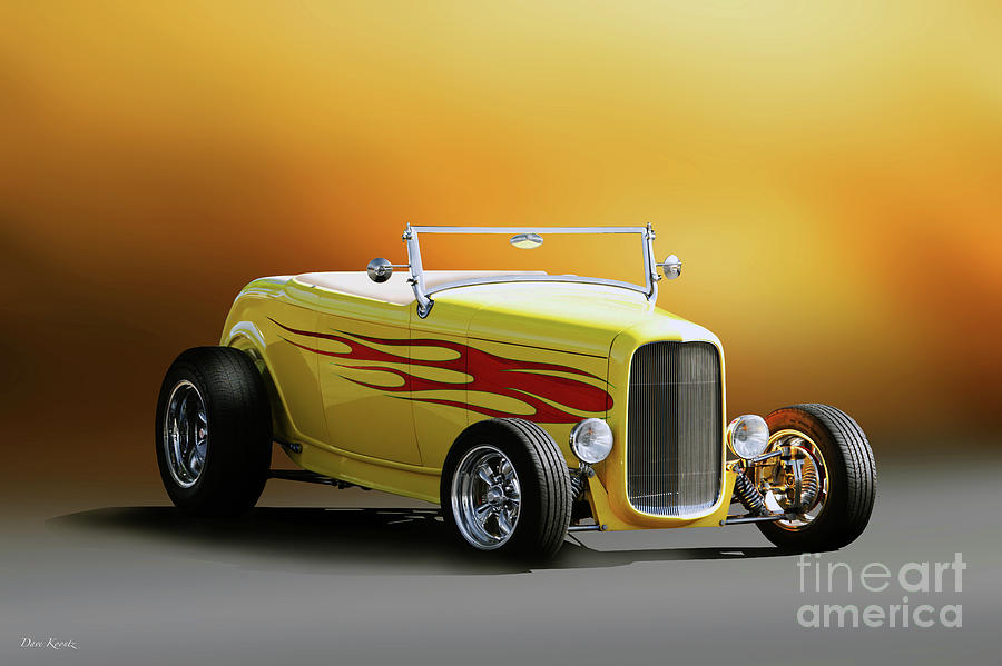 1932 Ford HiBoy Roadster #64 Photograph by Dave Koontz