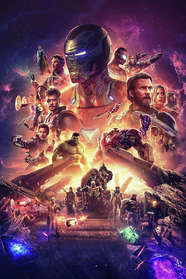 Avengers - Infinity War 2018 Digital Art by Geek N Rock | Fine Art America