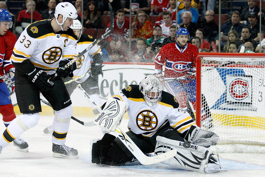Boston Bruins v Montreal Canadiens #64 Photograph by Richard Wolowicz