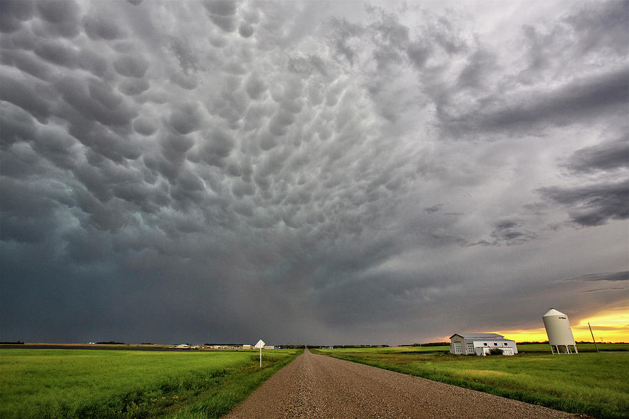 Prairie Storm Clouds Canada Photograph