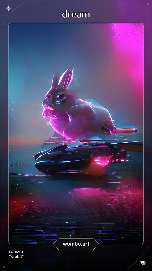 The Rabbit Digital Art by Denise F Fulmer