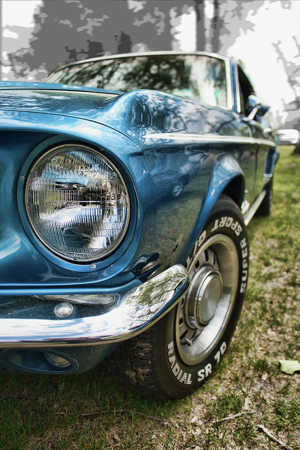 65 Ford Mustang front #65 Photograph by Daniel Adams
