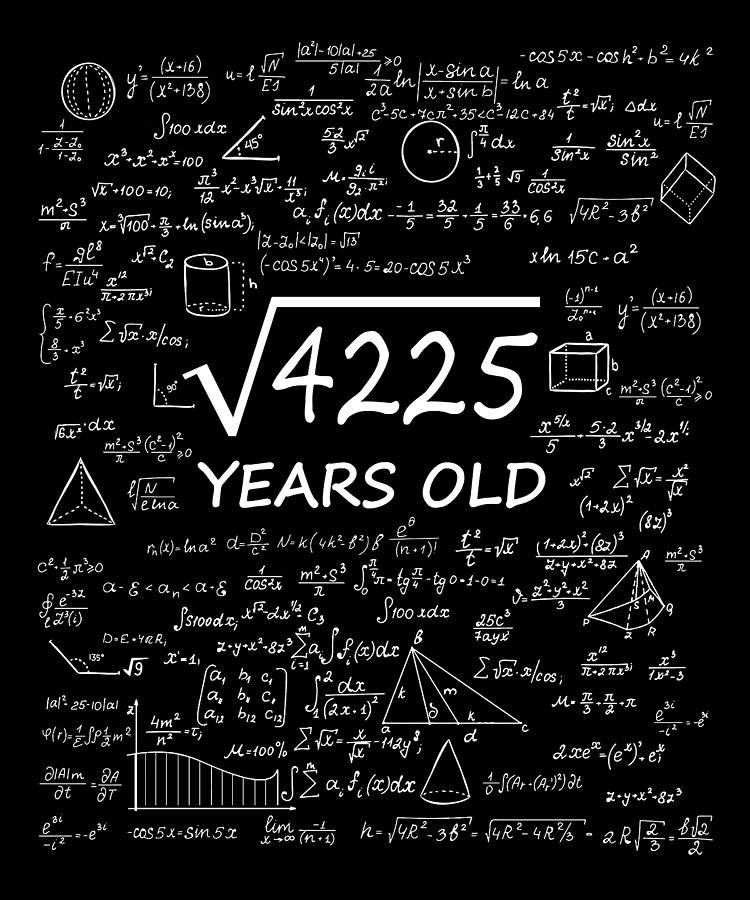 65th Birthday Square Root Of 4225 Digital Art By Wowshirt Fine Art 65th-birthday-square-root-of-4225-digital-art-by-wowshirt-fine-art