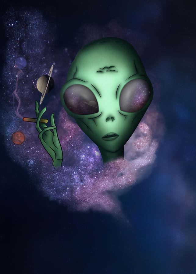 Alien Alien Digital Art by Towery Hill - Fine Art America