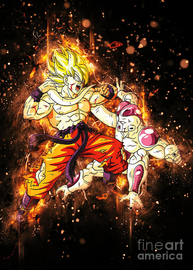 Dragon Ball Z , DBZ Super Saiyan , Goku Poster