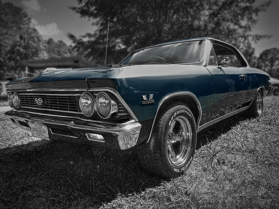 Muscle Cars Photograph - 66 Chevelle Malibu SS 001 #66 by Lance Vaughn