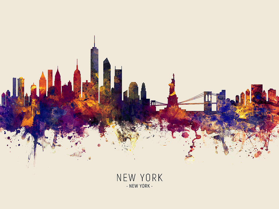 New York Skyline #66 Photograph by Michael Tompsett