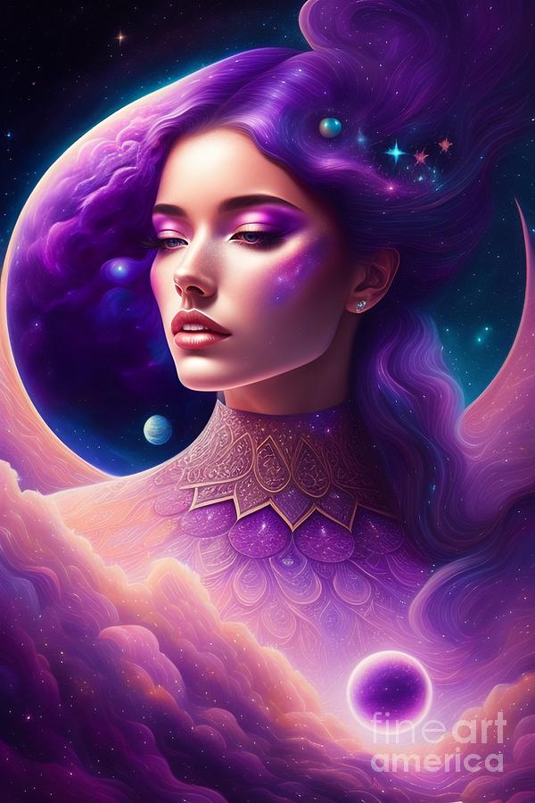 The Beautiful Woman Body Fantasy Universe Digital Art by Boon Mee ...