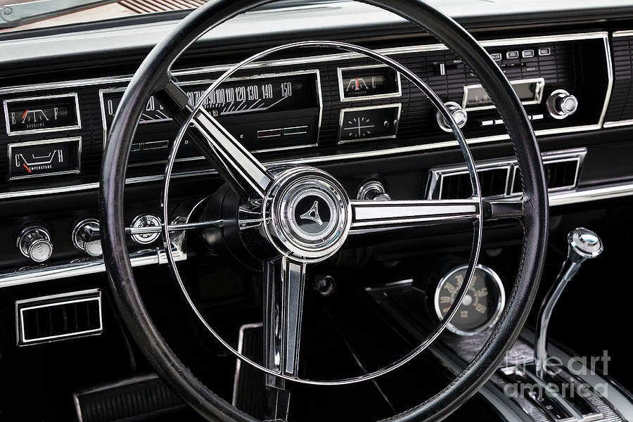 67 Dodge Coronet Interior #67 Photograph by Dennis Hedberg