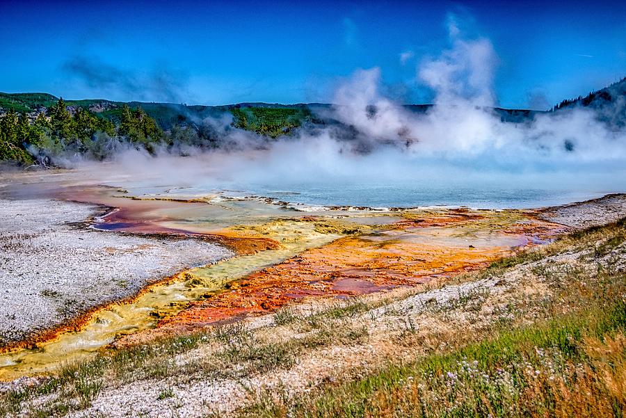Grand Prismatic Spring in Yellowstone National Park #67 Photograph by Alex Grichenko
