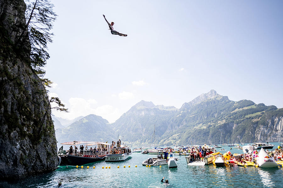 Red Bull Cliff Diving World Series 2018 #67 Photograph by Handout