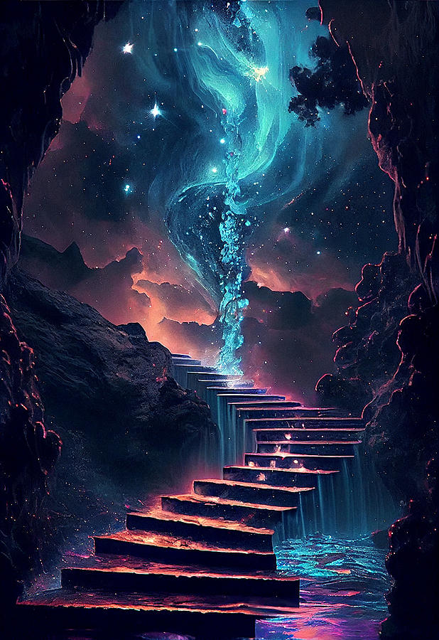 Stairway To Heaven Digital Art By Sampadart Gallery Pixels