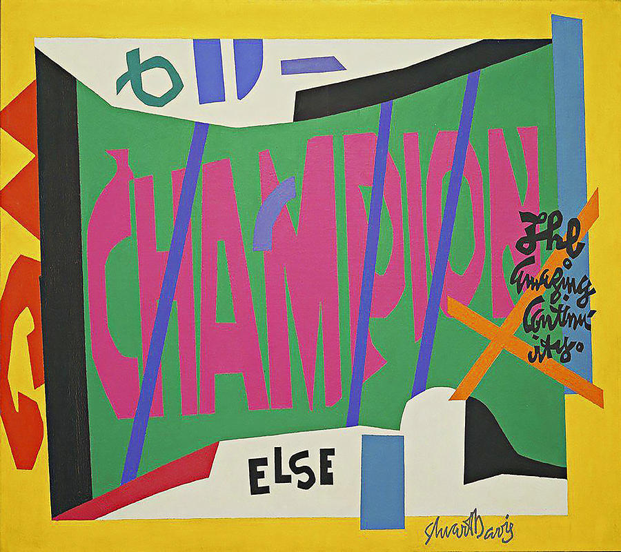 Stuart Davis Painting by Vintage Illustrations - Fine Art America