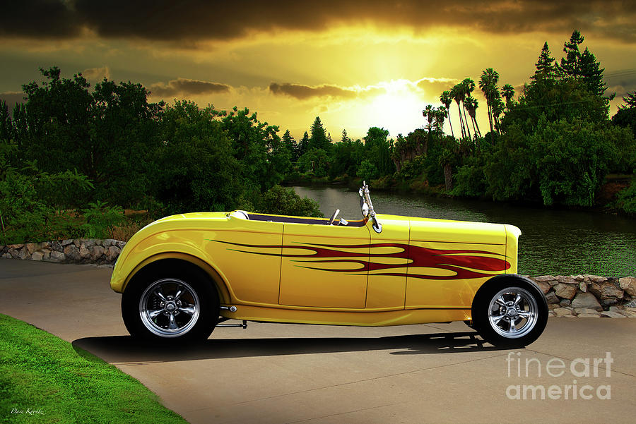 1932 Ford HiBoy Roadster #68 Photograph by Dave Koontz