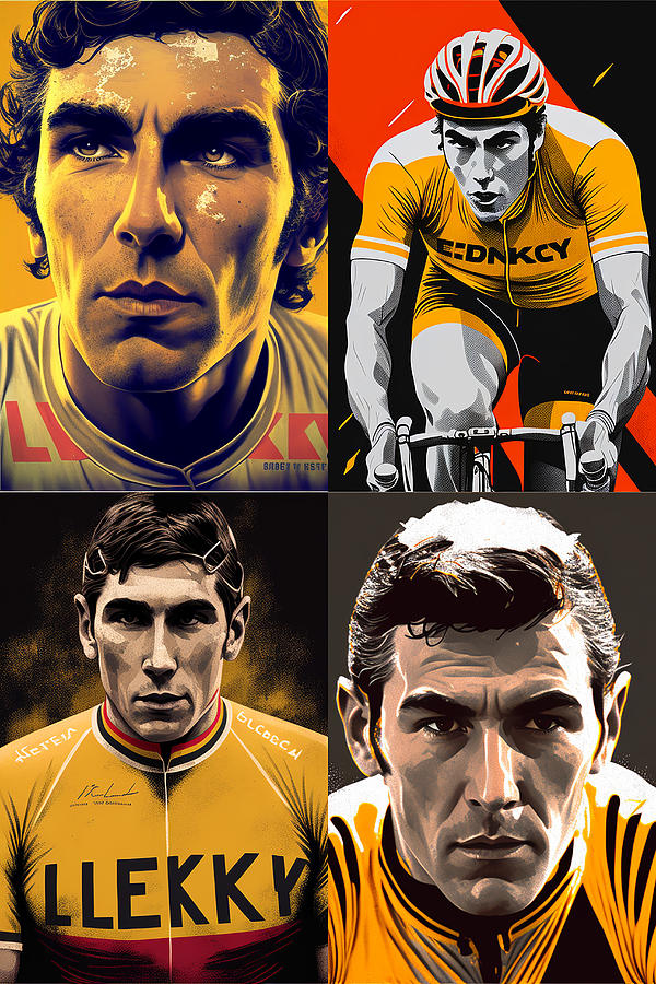 Eddy Merckx Mixed Media by Stephen Smith Galleries - Fine Art America