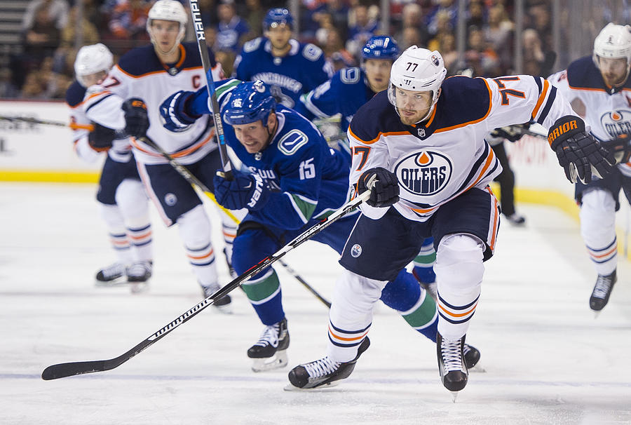 Edmonton Oilers v Vancouver Canucks #68 Photograph by Rich Lam