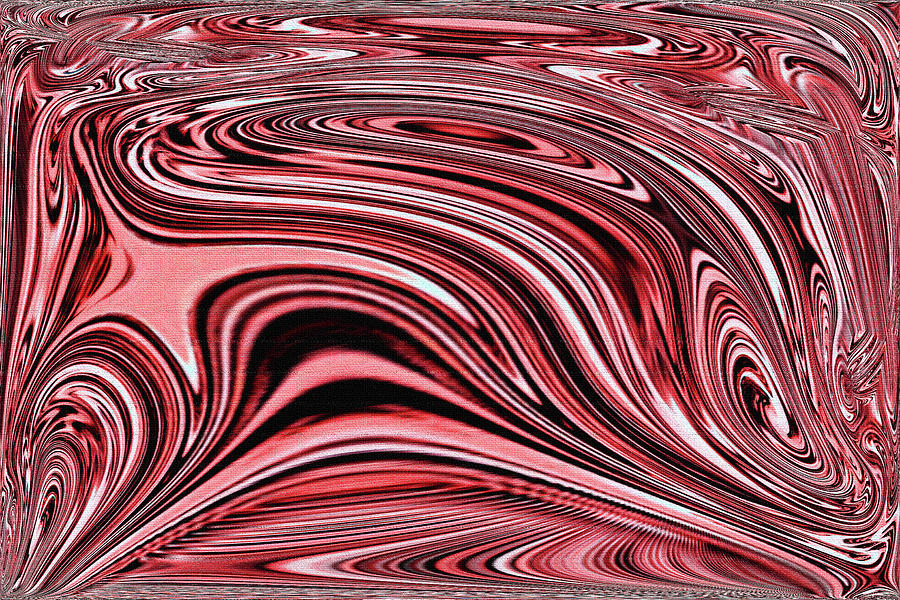#6816 Pink Abstract #6816 Digital Art by Tom Janca