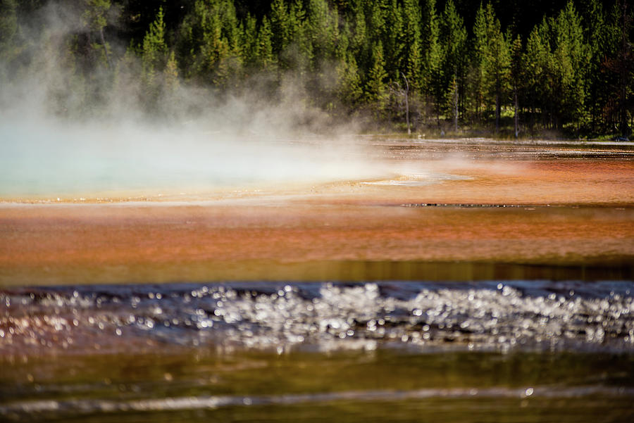 Grand Prismatic Spring in Yellowstone National Park #69 Photograph by Alex Grichenko
