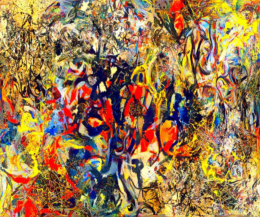 Jackson Pollock Art Painting by Mouhcine Najimi Pixels