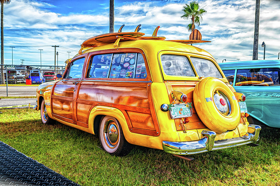 1950 Ford Woody Country Squire Station Wagon Photograph