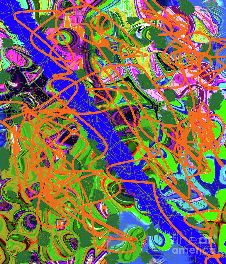 7-26-2011abcdefghijkl Digital Art by Walter Paul Bebirian